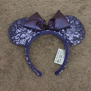 Purple  iridescent Disney ears